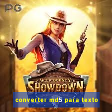 converter md5 para texto